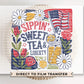 4th of July DTF Transfer, Ready to Press, Sublimation Transfer, Heat Transfer, Direct to Film, Boho Foral, Sippin' Sweet Tea and Liberty