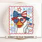 4th of July DTF Transfer, Ready to Press, Sublimation Transfer, Heat Transfer, Direct to Film, Patriotic Shirt, Independence Day, Mama Goose