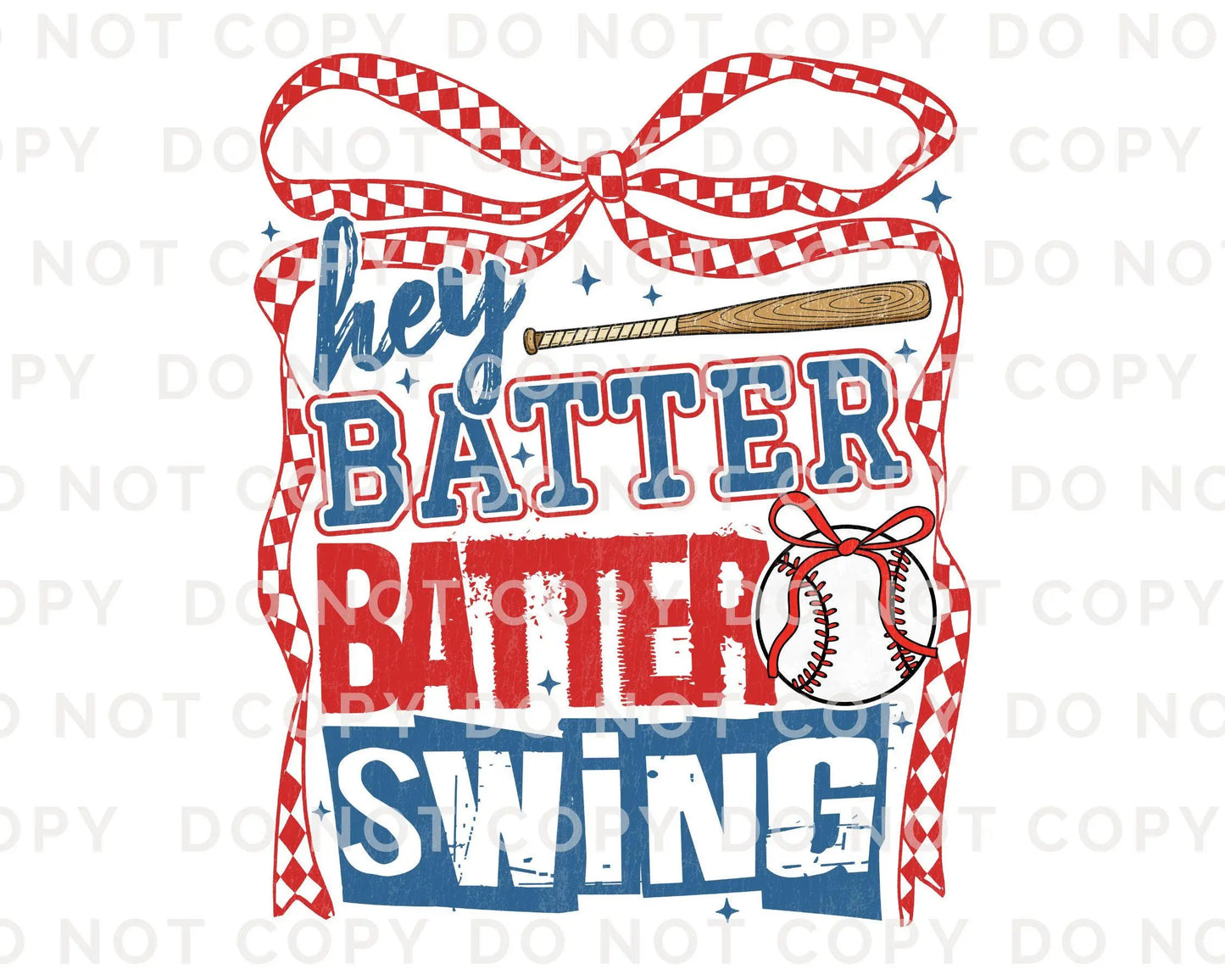 Baseball DTF Transfer, Ready to Press, Sublimation, Heat Transfer, Direct to Film, Sport Mama, Coquette Bow, Swing Batter Batter Swing