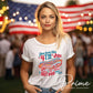 4th of July DTF Transfer, Ready to Press, Sublimation Transfer, Heat Transfer, Direct to Film, Brushstroke, You Look Like the 4th of July