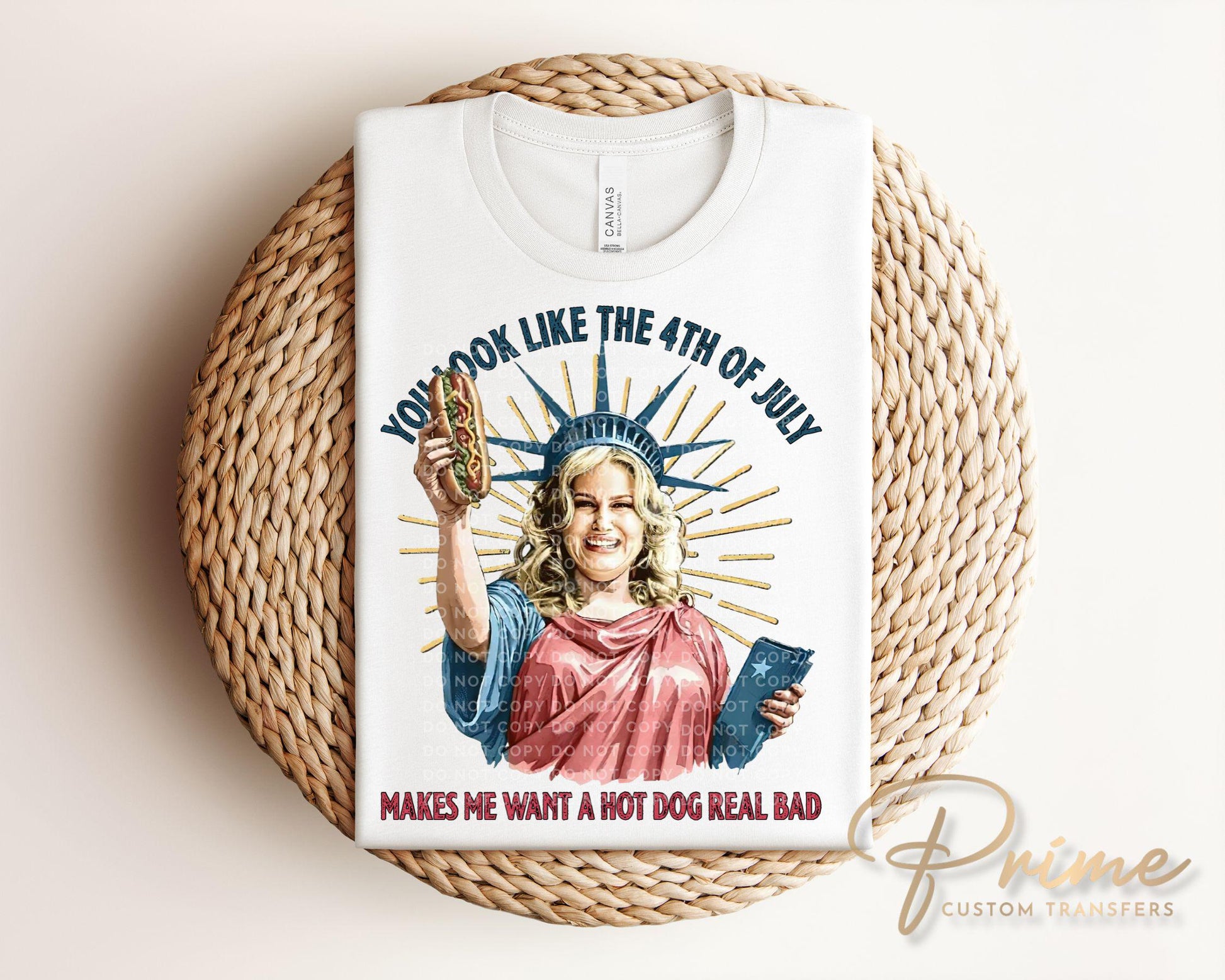 You Look Like the 4th of July DTF Transfer, Ready to Press, Sublimation Transfer, Direct to Film, Meme, USA, Funny Quote, Trendy, Viral