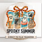 Summerween DTF Transfers, Ready to Press, T-shirt Transfers, Heat Transfer, Direct to Film, Beach, Fall, Autumn, Halloween, Skeleton, Ghost