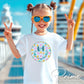 Smiley DTF Transfer, Ready to Press, T-shirt Transfer, Heat Transfer, Direct to Film, Beach, Summer Time, Vacation, Ocean, Trendy, Neon