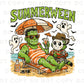 Summerween DTF Transfers, Ready to Press, T-shirt Transfers, Heat Transfer, Direct to Film, Beach, Funny Shirts, Summer Halloween Characters