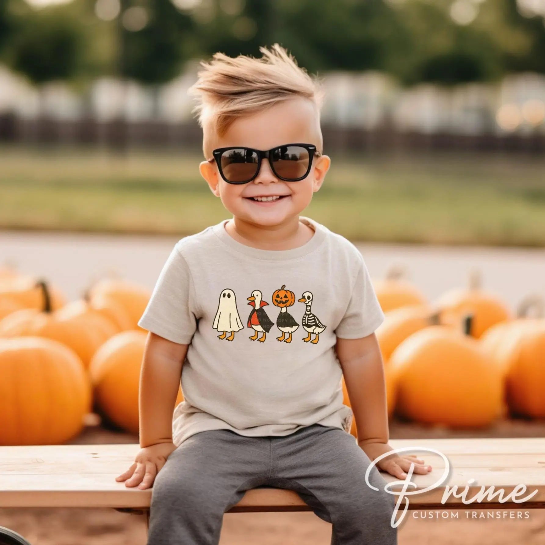 Halloween DTF Transfer, Ready to Press, Sublimation Transfer, Heat Transfer, Direct to Film, Spooky Season, Fall Shirt Transfer, Silly Goose