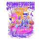 Summerween Vibes DTF Transfers, Ready to Press, T-shirt Transfers, Heat Transfer, Direct to Film, Summer Halloween, Flamingo Pool Pumpkins