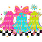 Halloween DTF Transfer, Ready to Press, T-shirt Transfers, Heat Transfer, Direct to Film, Trendy, Trick or Treat, Coquette Neon Girly Ghost