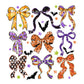 Fall DTF Transfers, Ready to Press, T-shirt Transfers, Heat Transfer, Direct to Film, Trendy, Spooky Season, Autumn, Coquette Halloween Bows