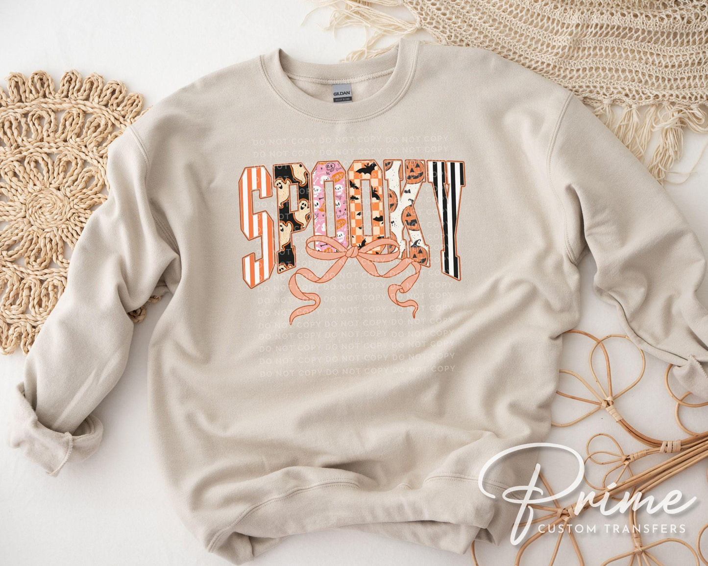 Coquette Spooky DTF Transfer, Ready to Press, T-shirt Transfer, Heat Transfer, Direct to Film, Custom Transfer, Autumn, Trendy Halloween