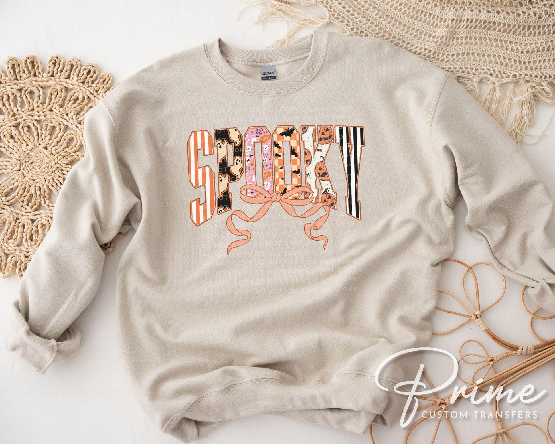 Coquette Spooky DTF Transfer, Ready to Press, T-shirt Transfer, Heat Transfer, Direct to Film, Custom Transfer, Autumn, Trendy Halloween