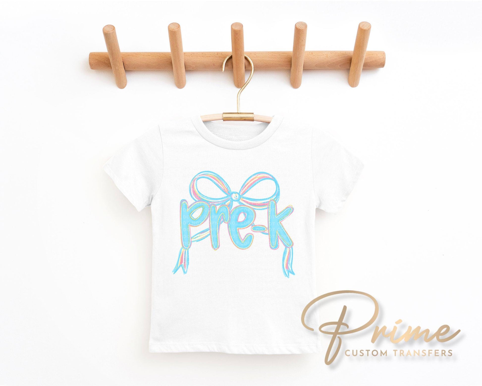 Back to School DTF Transfer, Ready to Press, T-shirt Transfer, Heat Transfer, Direct to Film, Preschool, First Day Of School, Coquette Pre-K