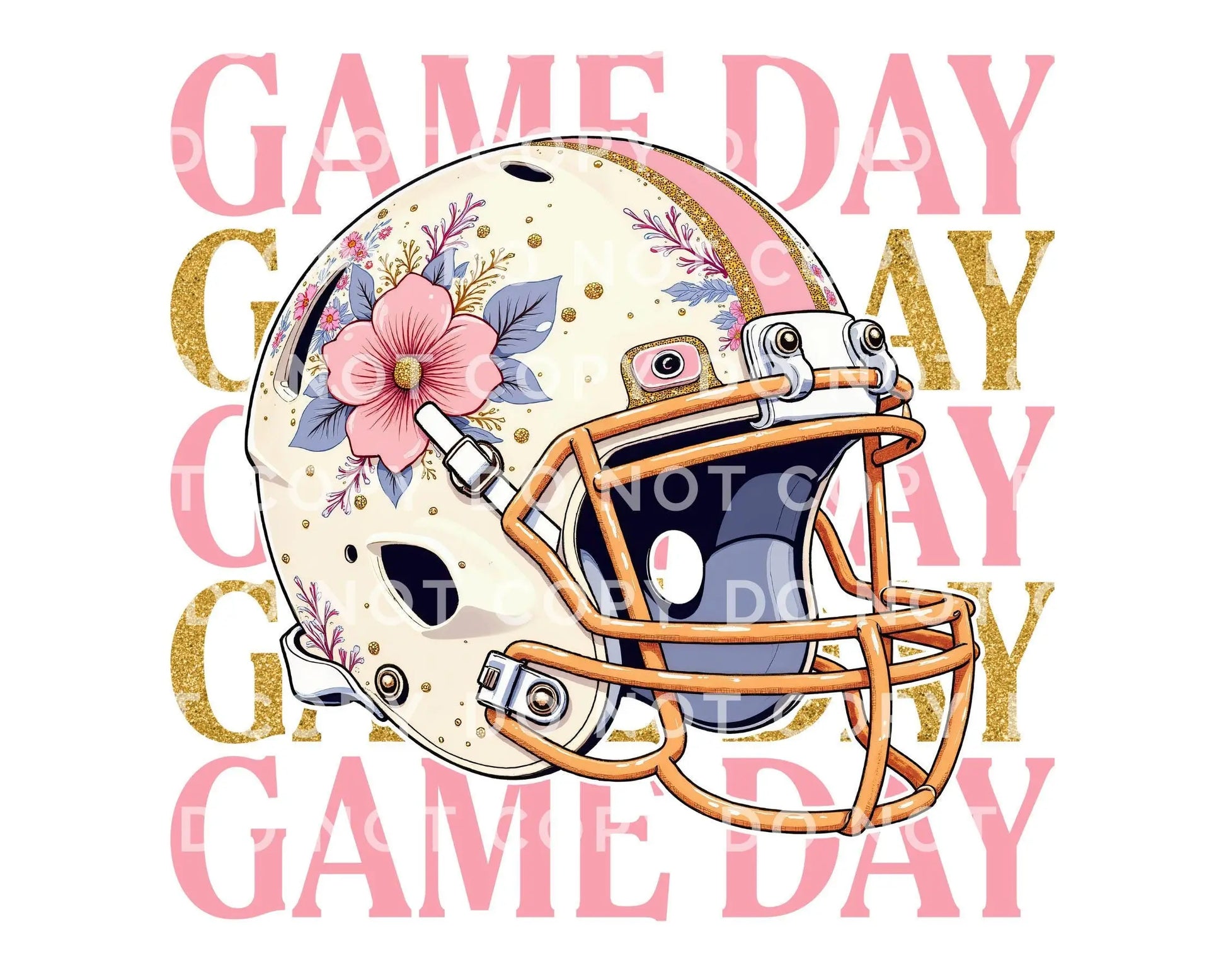 Football Preppy Coquette DTF Transfers, Ready to Press, T-shirt Transfers, Heat Transfer, Direct to Film, Sports Mom Apparel, Game Day, Pink