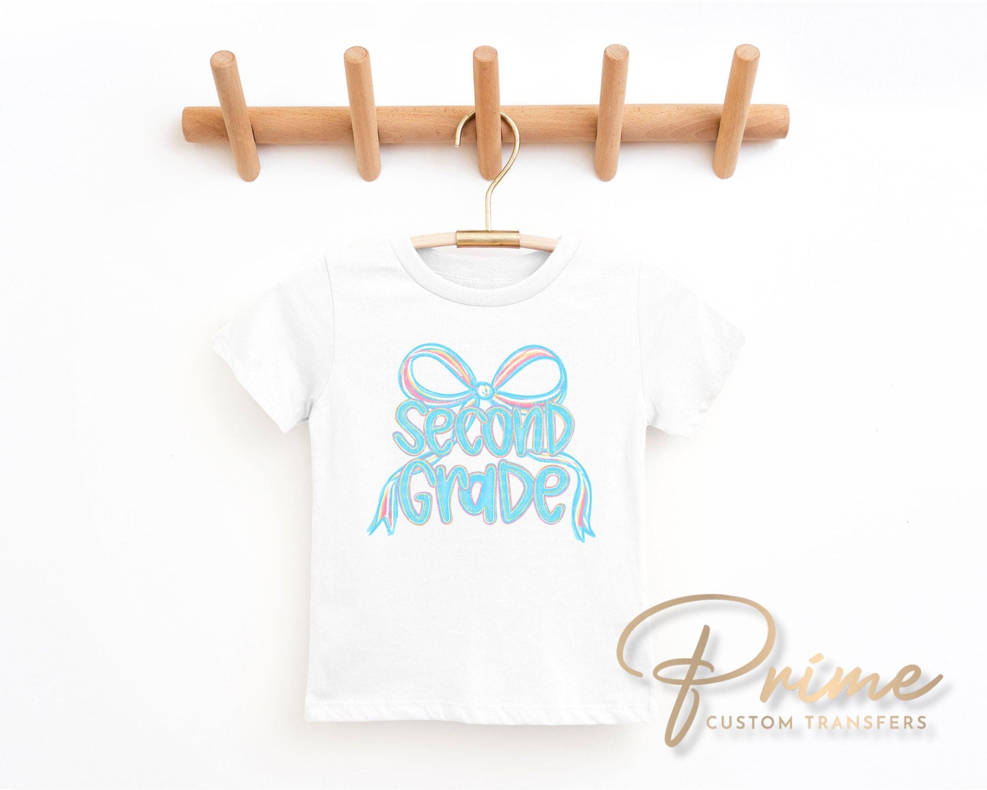 Coquette Second Grade DTF Transfer, Ready to Press, T-shirt Transfer, Heat Transfer, Direct to Film, Back to School, First Day Of School