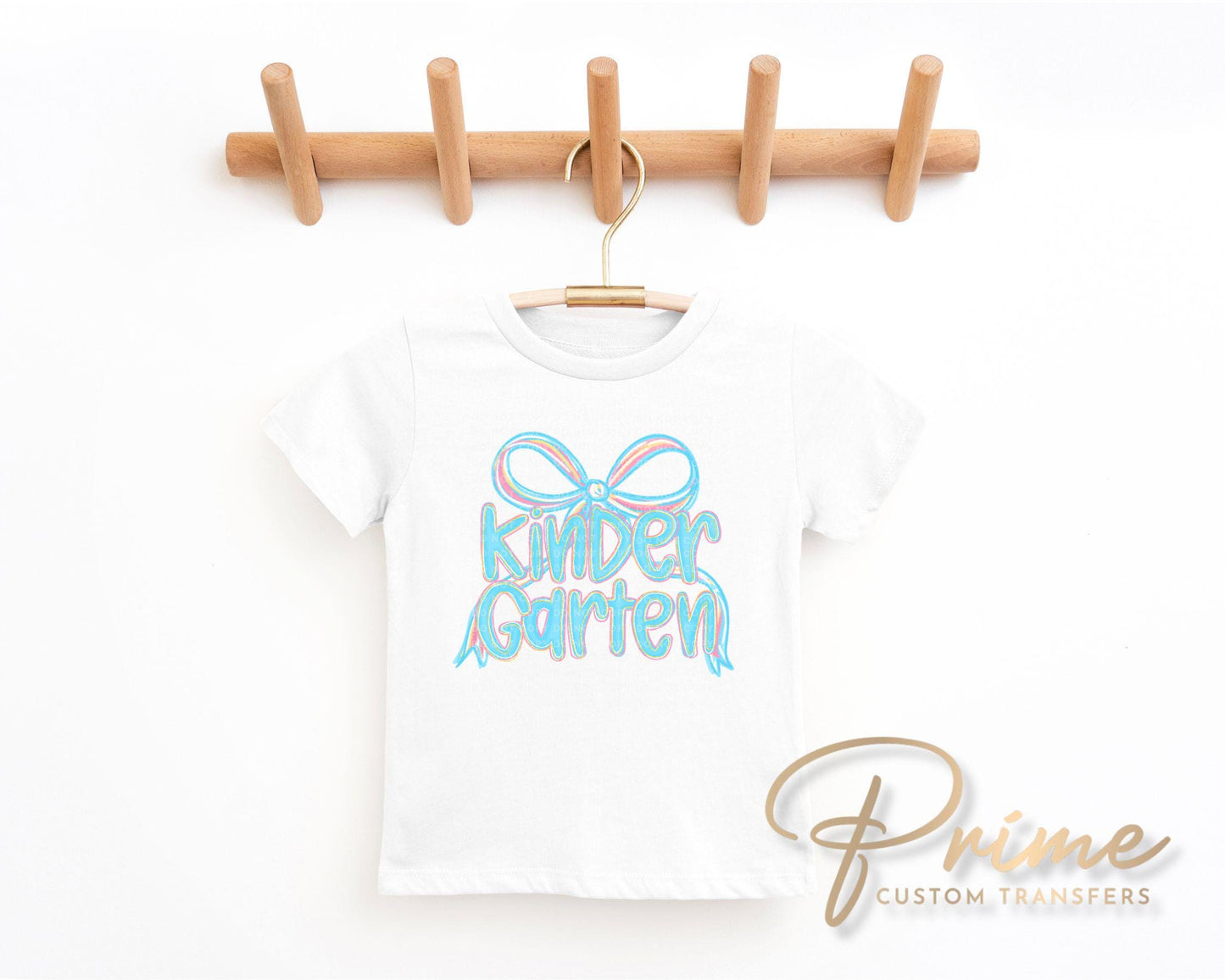 Coquette Kindergarten DTF Transfer, Ready to Press, T-shirt Transfer, Heat Transfer, Direct to Film, First Day Of School, Back to School