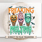 Freaking Melting DTF Transfer, T-shirt Transfer, Heat Transfer, Direct to Film, Funny, Ice cream, Popular, Trendy, Halloween, Summerween,