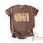 Coquette Preppy Floral Fall Gigi DTF Transfer, Ready to Press, T-shirt Transfers, Direct to Film, Lace, Ribbon, Autumn, Gift for Grandma