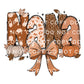 Coquette Preppy Floral Fall Nana DTF Transfer, Ready to Press, T-shirt Transfers, Direct to Film, Lace, Ribbon, Autumn, Gift for Nana