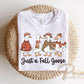 Just a Fall Goose DTF Transfer, Ready to Press, Heat Transfer, Direct to Film, Thanksgiving Shirt Decal, Autumn, Funny, Silly, Popular