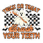 Halloween Dental DTF Transfer, Ready to Press, T-shirt Transfer, Heat Transfer, Direct to Film, Dental Assistant, Dentist, Tooth Brush