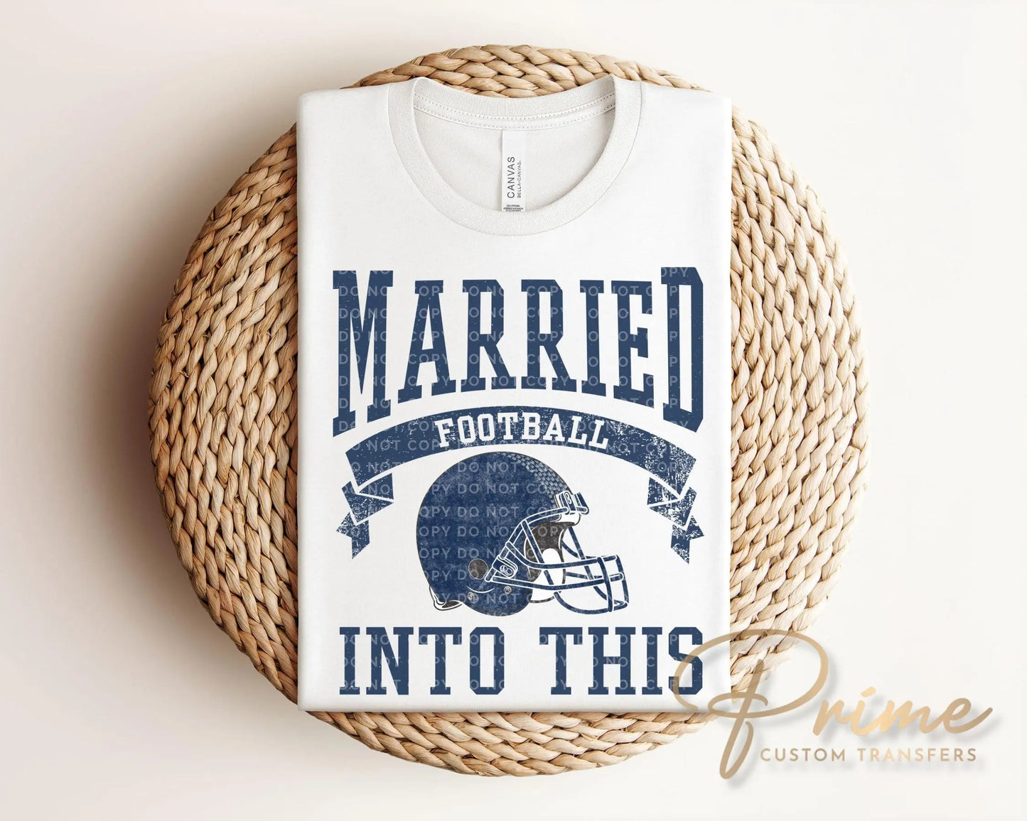 Dallas Football DTF Transfers, Ready to Press, T-shirt Transfers, Heat Transfer, Direct to Film, Sports, Wife Matching, Married Into This