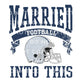 Dallas Football DTF Transfers, Ready to Press, T-shirt Transfers, Heat Transfer, Direct to Film, Sports, Wife Matching, Married Into This