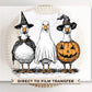 Halloween DTF Transfer, Ready to Press, Transfer, Heat Transfer, Direct to Film, Autumn, Skeleton, Spooky Season, Halloween Ghost Goose