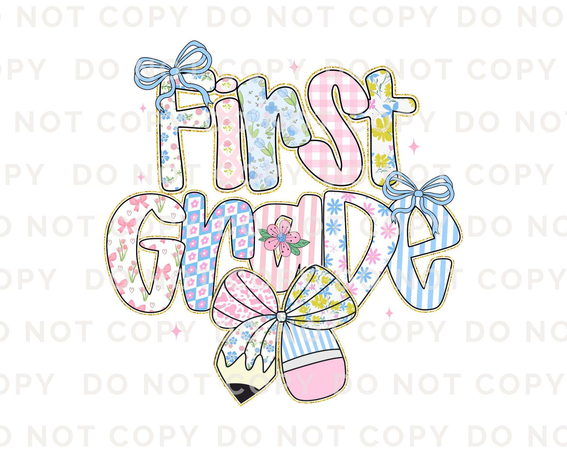 Coquette First Day of School DTF Transfer, Ready to Press, T-shirt Transfer, Heat Transfer, Direct to Film, Back to School, Girly, Preppy