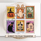 Halloween DTF Transfer, Ready to Press, T-shirt Transfers, Heat Transfer, Direct to Film, Trendy, Cat, Ghost, Fall, Bow, Coquette Spooky