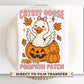 Fall DTF Transfer, Ready to Press, Heat Transfer, Direct to Film, Halloween, Trendy, Autumn, Leaves, Cutest Goose at The Pumpkin Patch