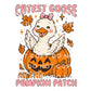 Fall DTF Transfer, Ready to Press, Heat Transfer, Direct to Film, Halloween, Trendy, Autumn, Leaves, Cutest Goose at The Pumpkin Patch