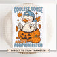 Fall DTF Transfer, Ready to Press, Heat Transfer, Direct to Film, Halloween, Trendy, Autumn, Leaves, Boy, Coolest Goose at The Pumpkin Patch