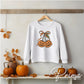 Halloween DTF Transfer, Ready to Press, T-shirt Transfers, Heat Transfer, Direct to Film, Trendy, Fall, Bow, Coquette Pumpkin Cherries