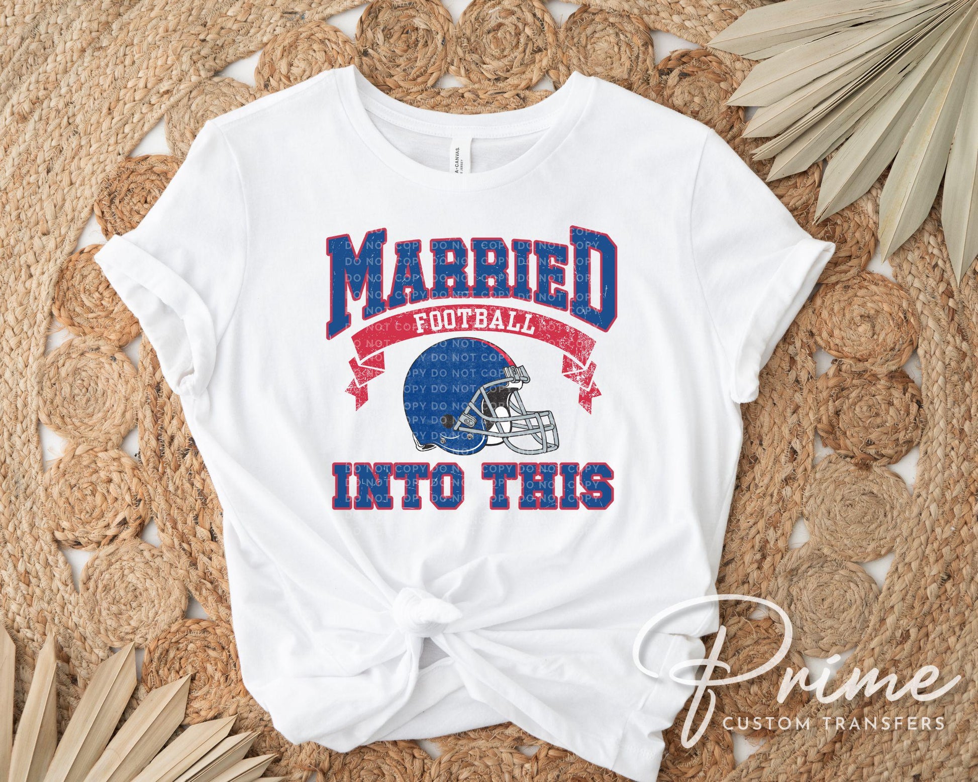 New York Football DTF Transfers, Ready to Press, T-shirt Transfers, Heat Transfer, Direct to Film, Sports, Wife Matching, Married Into This