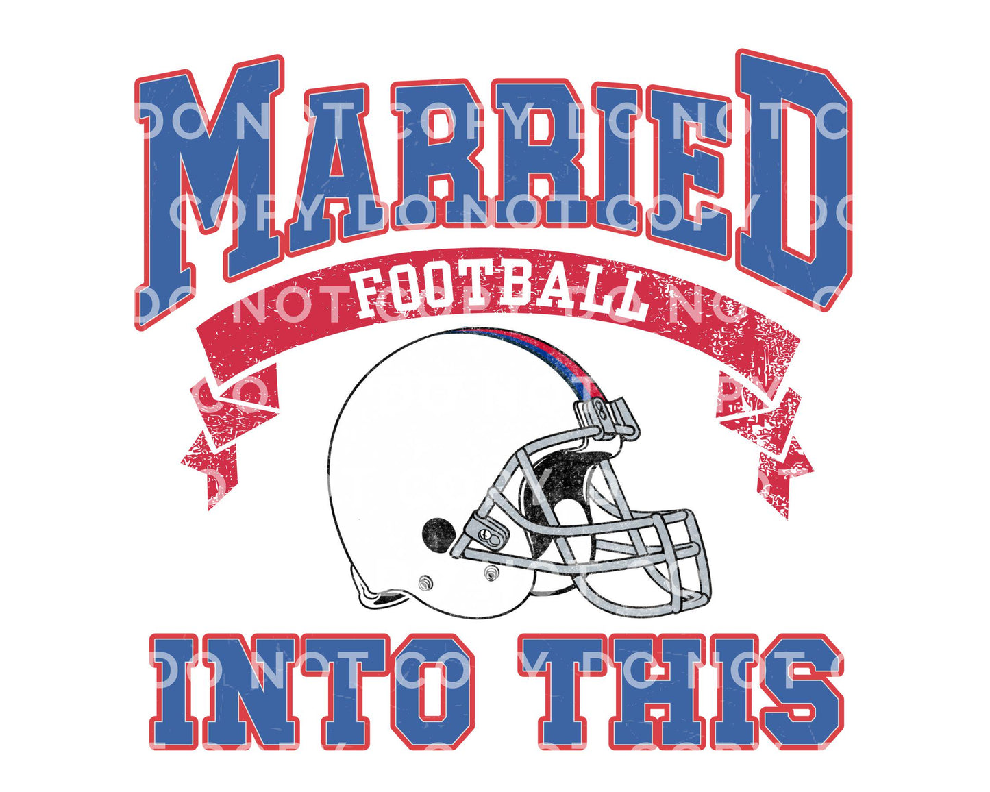 New York Football DTF Transfers, Ready to Press, T-shirt Transfers, Heat Transfer, Direct to Film, Sports, Wife Matching, Married Into This
