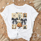 Halloween DTF Transfer, Ready to Press, T-shirt Transfer, Heat Transfer, Direct to Film, Trendy, Bow, Pumpkin, Spooky, Ghosts, Cat, Skeleton