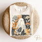 Halloween DTF Transfers, Ready to Press, T-shirt Transfers, Heat Transfer, Direct to Film, Popular, Trendy, Fall, Floral, Autumn Boho Ghost