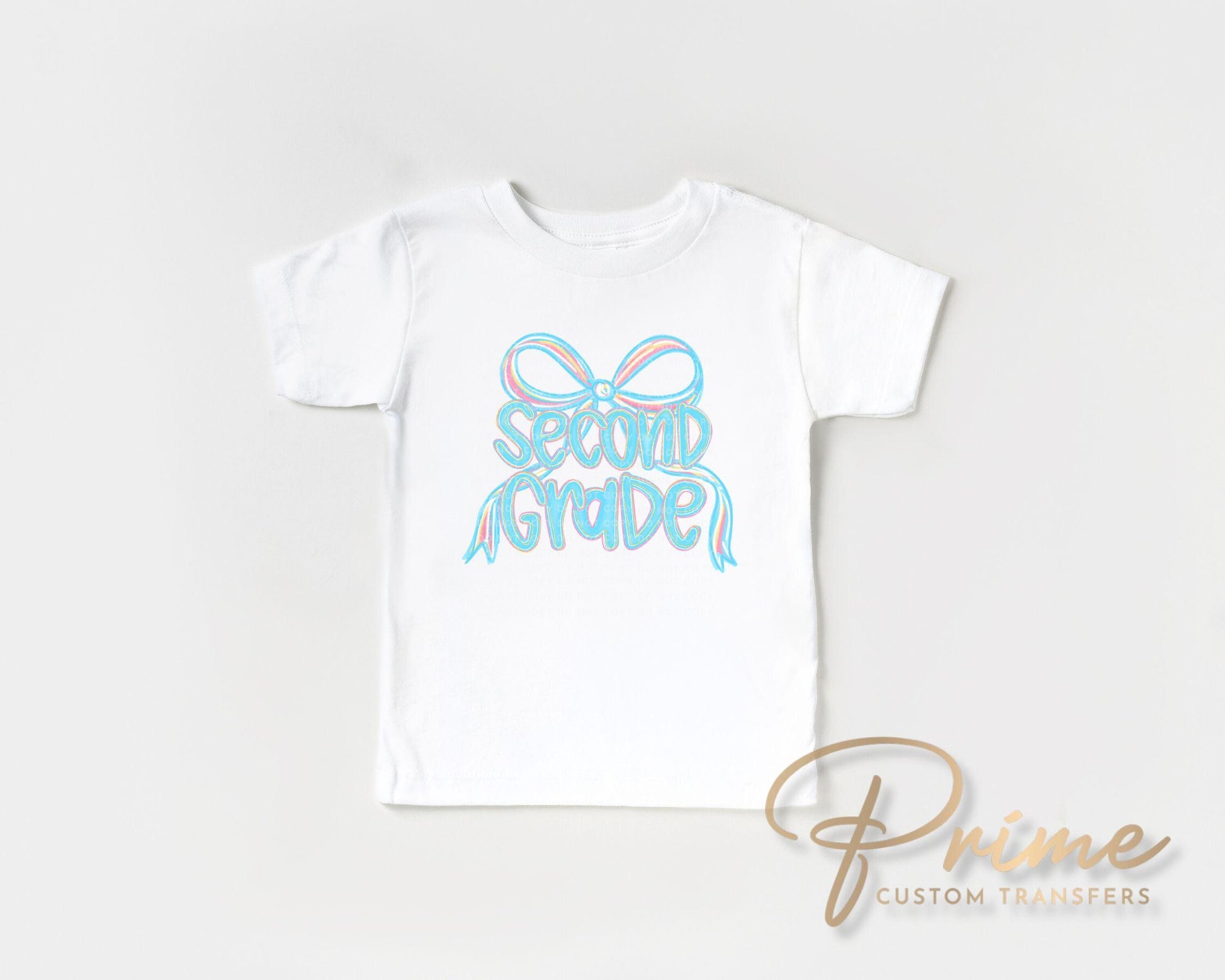 Coquette Second Grade DTF Transfer, Ready to Press, T-shirt Transfer, Heat Transfer, Direct to Film, Back to School, First Day Of School