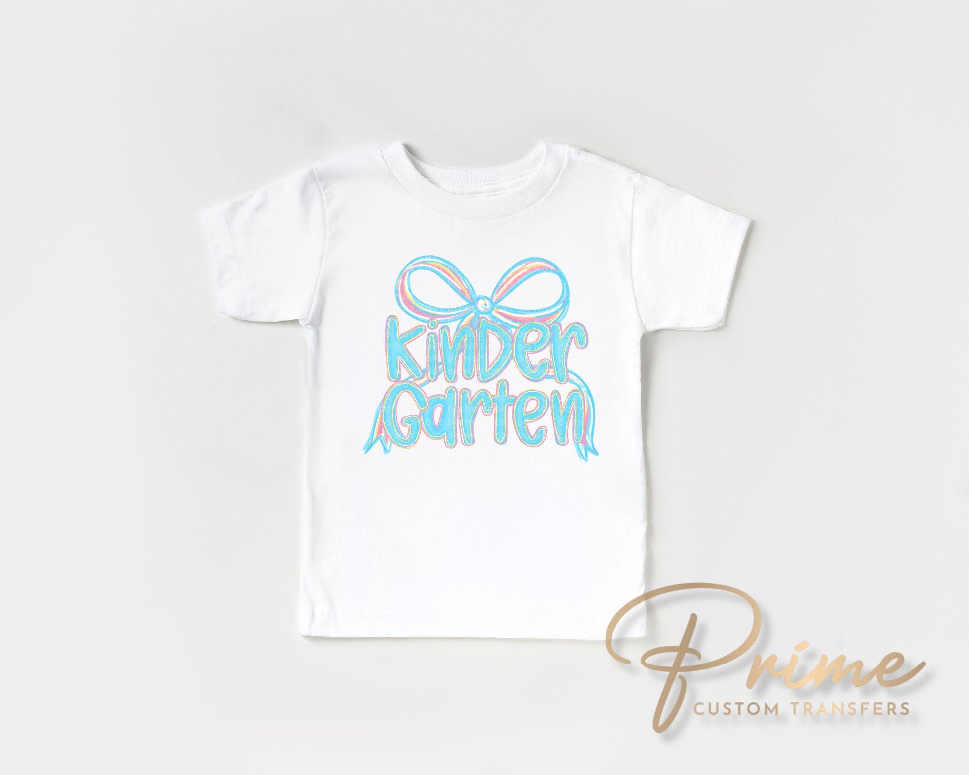 Coquette Kindergarten DTF Transfer, Ready to Press, T-shirt Transfer, Heat Transfer, Direct to Film, First Day Of School, Back to School