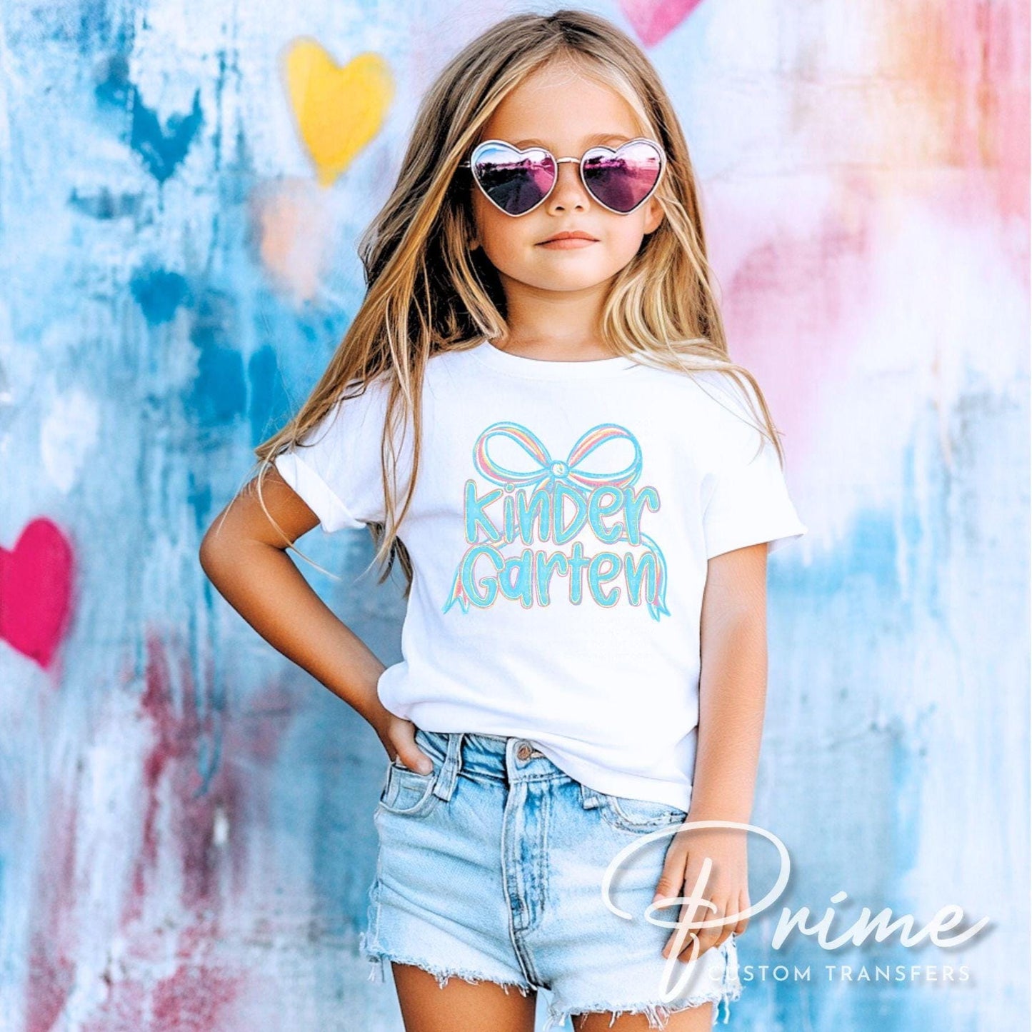 Coquette Kindergarten DTF Transfer, Ready to Press, T-shirt Transfer, Heat Transfer, Direct to Film, First Day Of School, Back to School