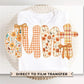 Coquette Preppy Floral Fall Aunt DTF Transfer, Ready to Press, T-shirt Transfers, Direct to Film, Lace, Ribbon, Bows, Autumn, Gift for Aunt