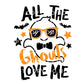All The Ghouls Love Me DTF Transfer, Ready to Press, T-shirt Transfer, Heat Transfer, Direct to Film, Fall, Autumn, Boy Ghost, Baby Boy