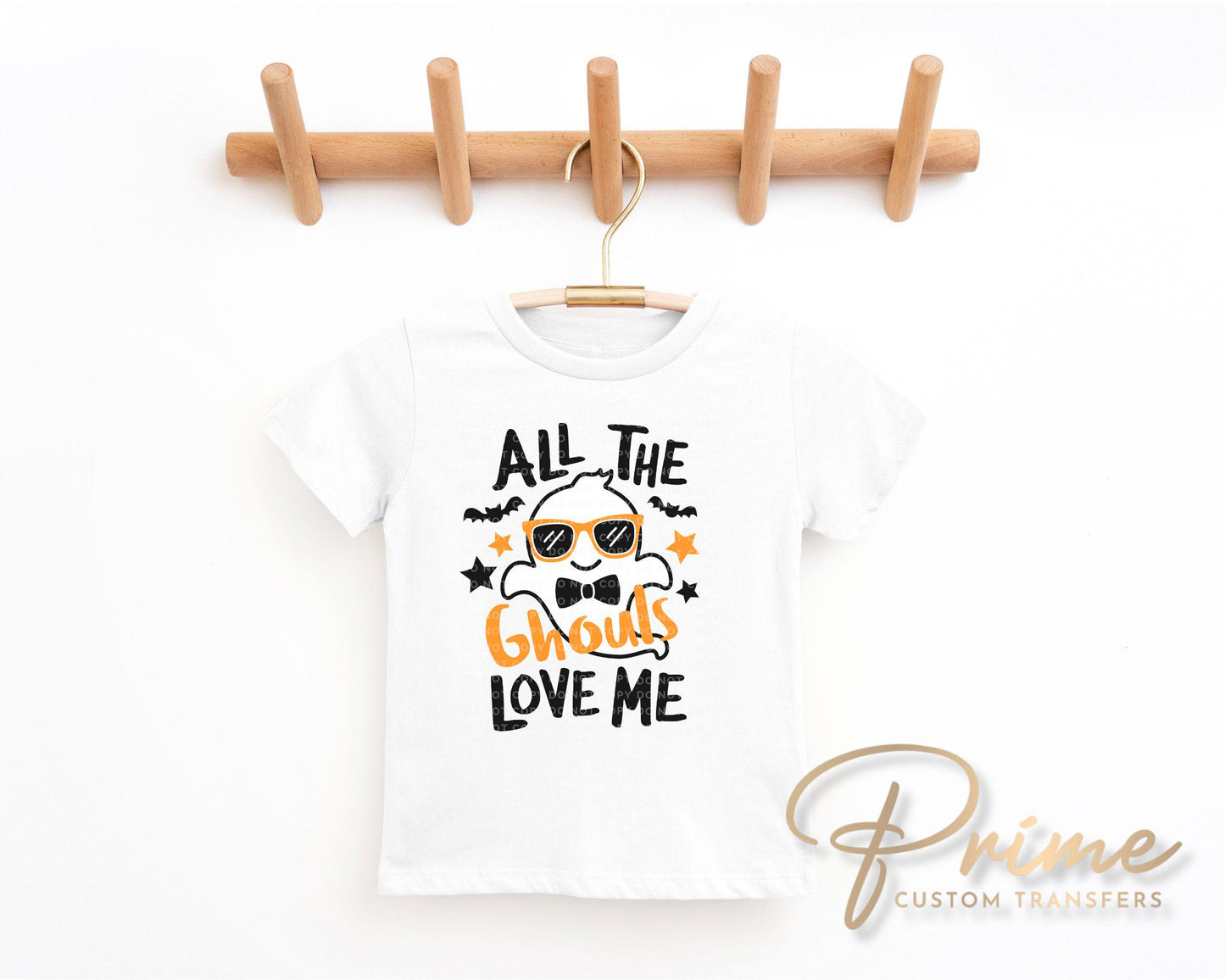 All The Ghouls Love Me DTF Transfer, Ready to Press, T-shirt Transfer, Heat Transfer, Direct to Film, Fall, Autumn, Boy Ghost, Baby Boy