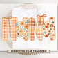 Coquette Preppy Floral Fall Nana DTF Transfer, Ready to Press, T-shirt Transfers, Direct to Film, Lace, Ribbon, Autumn, Gift for Nana