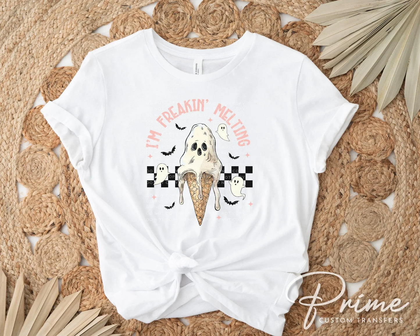 I'm Freaking Melting DTF Transfer, T-shirt Transfer, Heat Transfer, Direct to Film, Funny, Ice cream, Popular, Trendy, Halloween, Summerween