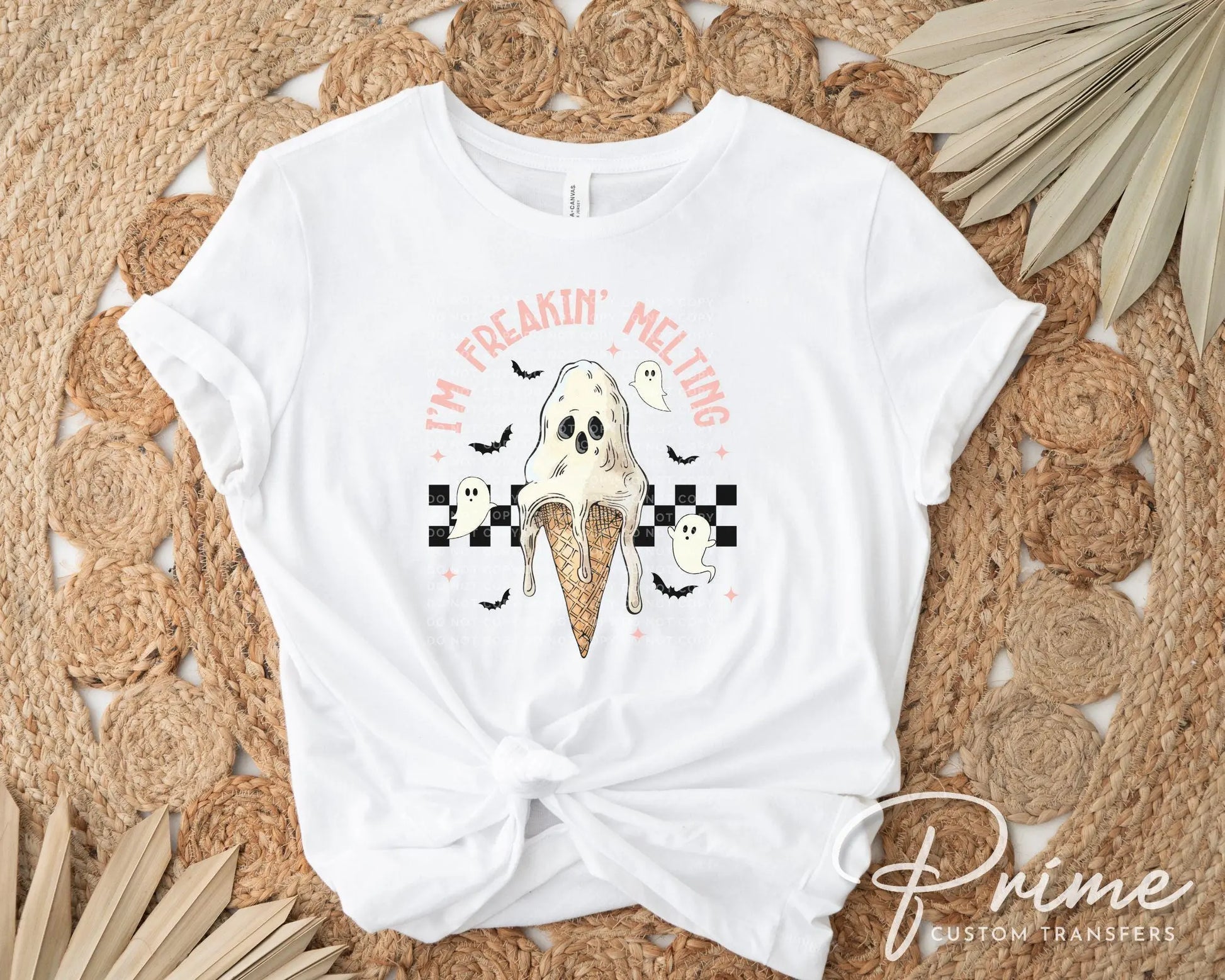 I'm Freaking Melting DTF Transfer, T-shirt Transfer, Heat Transfer, Direct to Film, Funny, Ice cream, Popular, Trendy, Halloween, Summerween
