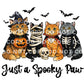 Halloween Cats DTF Transfers, Ready to Press, T-shirt Transfers, Heat Transfer, Direct to Film, Ghost, Kitten, Pet Lover, Just a Spooky Paw