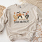 Chick Or Treat DTF Transfer, Ready to Press, Heat Transfer, Direct to Film, Trendy, Autumn, Spooky Chicken Halloween, Funny, Goose, Farm