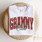 Grammy Claus Christmas DTF Transfer, Ready to Press, T-shirt Transfer, Heat Transfer, Faux Glitter, Matching Family Shirt, Gift for Grandma