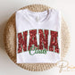 Nana Claus Christmas DTF Transfer, Ready to Press, T-shirt Transfer, Heat Transfer, Faux Glitter, Matching Family Shirt, Gift for Grandma