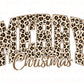 Leopard Print Merry Christmas DTF Transfers, Ready to Press, T-shirt Transfers, Heat Transfer, Direct to Film, Holiday, Holiday Gift for Mom